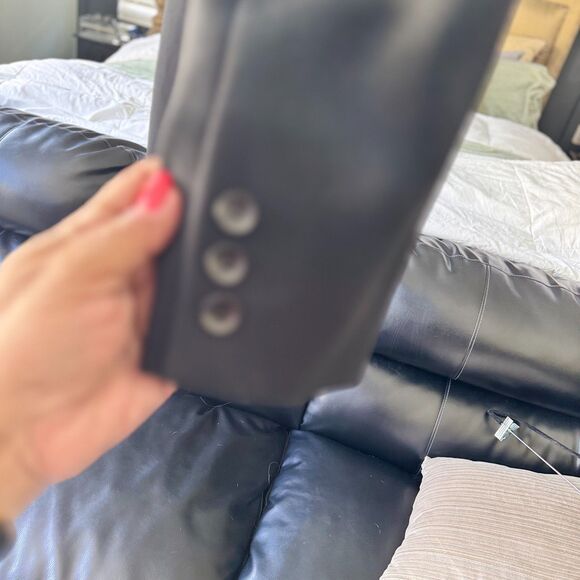 Anne Klein black blazers single breasted 2 button 12/14 - Picture 9 of 12